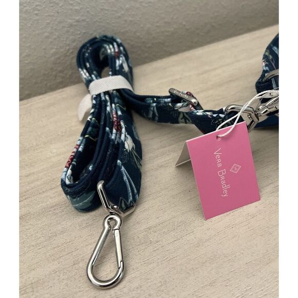 Vera Bradley Oversized Shoulder Hobo Bag Rose Toile Recycled Cotton - Picture 8 of 13